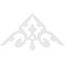 Ekena Millwork Pitch Whitman Architectural Grade PVC Gable Pediment, 72"W x 36"H x 1"P (12/12) GPP072X036X100WHI - alternate 5